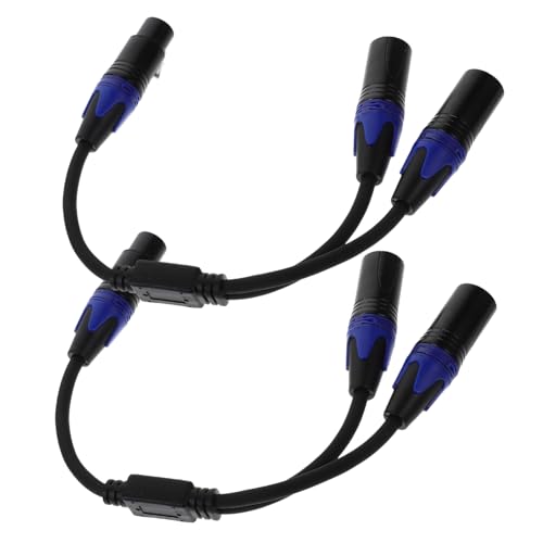 FRCOLOR 2 Stück Xlr Splitterkabel Stecker zu Buchsen Mikrofonkabel mit Dualen Xlr Anschlüssen Sauerstofffreier Kupferleiter Geräuschfrei Robust für Professionelle Audioverbindungen FRCOLOR 2 Stück Xlr Splitterkabel Stecker zu Buchsen Mikrofonkabel mit Dualen Xlr Anschlüssen Sauerstofffreier Kupferleiter Geräuschfrei Robust für Professionelle Audioverbindungen von FRCOLOR