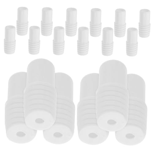 FRCOLOR 20 Stück Teiliges Gewindeadapter aus Langlebigem Kunststoff Stabiler Verbinder für Besen Mopstiele Kompatibel Passend für Teleskopstangen zur Reparatur und Verlängerung von FRCOLOR