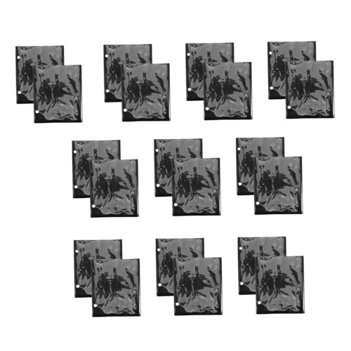 FRCOLOR 20 Stück Teiliges Wasserdichter Klappordner für Musiknoten Doppelseitige PVC mit Löchern für Klavier Gitarre Violine Einfaches Blättern FRCOLOR 20 Stück Teiliges Wasserdichter Klappordner für Musiknoten Doppelseitige PVC mit Löchern für Klavier Gitarre Violine Einfaches Blättern von FRCOLOR