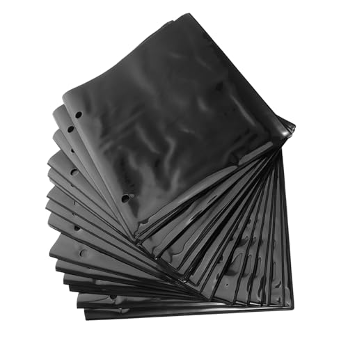 FRCOLOR 20 Stück Teiliges Wasserdichtes Flip-ordner mit Löchern Doppelseitige PVC Musikblatt-hüllen Leichtes Notenblatt-aufbewahrungssystem für Effiziente Organisation und Schutz von von FRCOLOR
