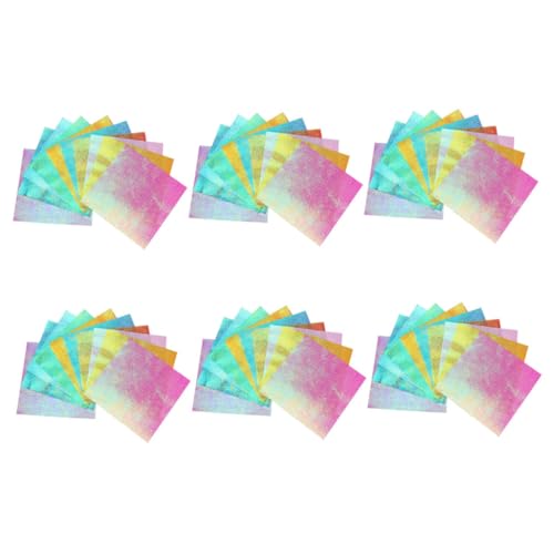 FRCOLOR 200 Blatt Schimmerndes Origami Papier Buntes Glitzer Bastelpapier mit Perlmutt Quadratisches Faltpapier für DIY Bastelprojekte Hochwertiges Glitzerpapier zum Basteln von FRCOLOR