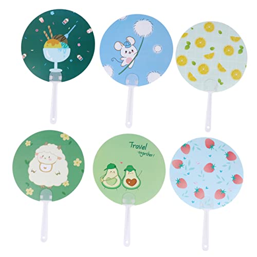 FRCOLOR 24 Stück Mini Runde Handventilator mit Cartoon Muster Tragbarer Sommeraccessoire für Damen und Mädchen für Hochzeiten Partys und Freizeitaktivitäten FRCOLOR 24 Stück Mini Runde Handventilator mit Cartoon Muster Tragbarer Sommeraccessoire für Damen und Mädchen für Hochzeiten Partys und Freizeitaktivitäten von FRCOLOR