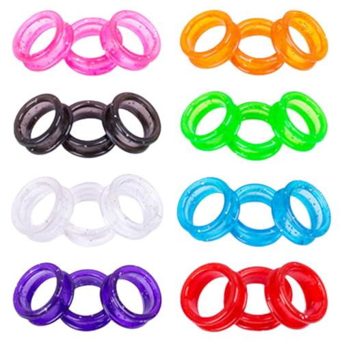 FRCOLOR Stück Scherenring, Silikon Schere Fingerring Scheren Fingereinsatz Aus Silikon Haarschneidescheren Ring Fingerschutzring Für Scheren Zubehör von FRCOLOR
