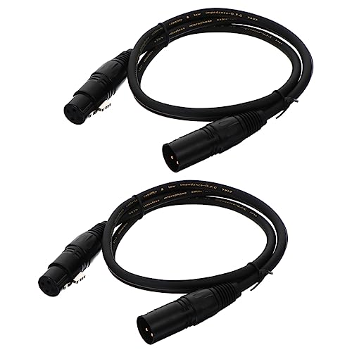 FRCOLOR 2Stücke Xlr Kabel Männlich zu Weiblich Hochwertiges Mikrofonkabel für Lautsprechersysteme für Konzerte Hochzeiten und Karaoke Bars mit Stabilem Kupferkern FRCOLOR 2Stücke Xlr Kabel Männlich zu Weiblich Hochwertiges Mikrofonkabel für Lautsprechersysteme für Konzerte Hochzeiten und Karaoke Bars mit Stabilem Kupferkern von FRCOLOR
