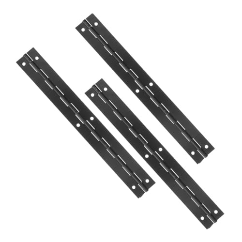 FRCOLOR 3 Stück Metall Scharnier Teilig Langlebig Klavier Scharnier für Schmuckschatullen Holzboxen DIY Projekte Robust Langlebig Vielseitig Einsetzbar von FRCOLOR