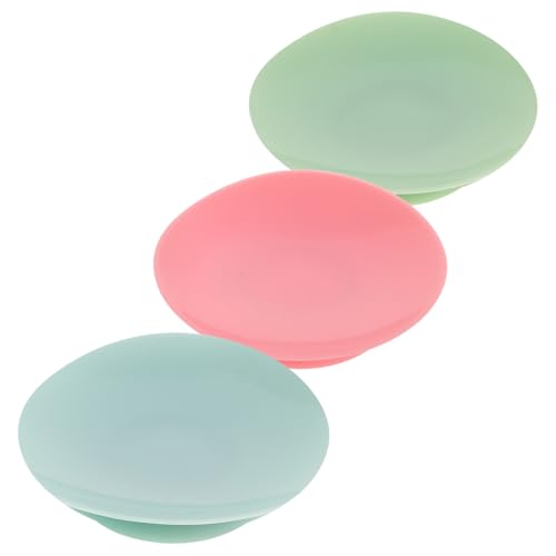 FRCOLOR 3 Stück Saugnapf Teller Rutschfest und Seniorengerecht Bruchsicheres Essgeschirr mit Saugnapf Leicht zu Reinigen Vielseitig Einsetzbar Farbig Rosa Grün Hellblau FRCOLOR 3 Stück Saugnapf Teller Rutschfest und Seniorengerecht Bruchsicheres Essgeschirr mit Saugnapf Leicht zu Reinigen Vielseitig Einsetzbar Farbig Rosa Grün Hellblau von FRCOLOR