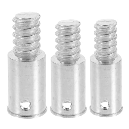 FRCOLOR 3 Stück Teiliges Aluminiumlegierung Gewinde Adapter für Besen und Mop Stiele Langlebige Stabile Verbindung für Metallstangen Vielseitig Einsetzbar im Haushalt und Gewerbe von FRCOLOR