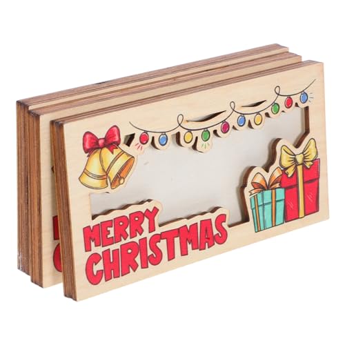 FRCOLOR 3 Stück Teiliges Weihnachts Geldhalter aus Holz Robuster Karten und Bargeld Organizer für Festliche Geldgeschenke Vielseitiger Aufbewahrer für Karten für Weihnachtsfeiern und FRCOLOR 3 Stück Teiliges Weihnachts Geldhalter aus Holz Robuster Karten und Bargeld Organizer für Festliche Geldgeschenke Vielseitiger Aufbewahrer für Karten für Weihnachtsfeiern und von FRCOLOR