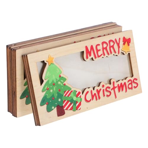 FRCOLOR 3 Stück Weihnachtsgeldclip Karteninhaber Bargeldorganisator Weihnachtskartenhalter Weihnachts -cash -inhaber Kreativer Geldhalter Urlaubskartenorganisator Partygunst Holz FRCOLOR 3 Stück Weihnachtsgeldclip Karteninhaber Bargeldorganisator Weihnachtskartenhalter Weihnachts -cash -inhaber Kreativer Geldhalter Urlaubskartenorganisator Partygunst Holz von FRCOLOR