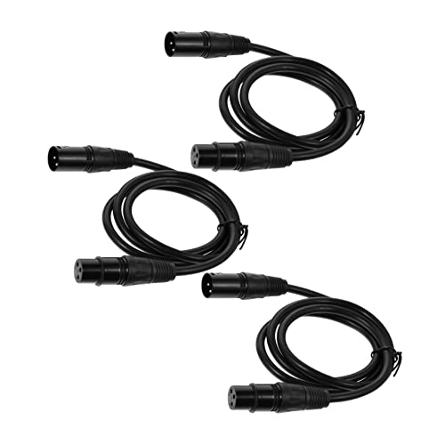 FRCOLOR 3 Stück Xlr Kabel Männlich zu Weiblich Audio Verlängerungskabel für Mixer Mikrofon und Lautsprecher mit Geflochtener Abschirmung für Klare Klangübertragung FRCOLOR 3 Stück Xlr Kabel Männlich zu Weiblich Audio Verlängerungskabel für Mixer Mikrofon und Lautsprecher mit Geflochtener Abschirmung für Klare Klangübertragung von FRCOLOR