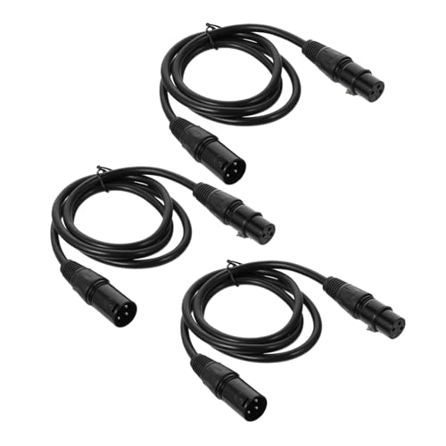 FRCOLOR 3 Stück Xlr Polig Male zu Female Audioverlängerungskabel Kupferleitung Kompatibel mit Mischpult Mikrofon Bühnenlicht Flexible Langlebige Schirmung für Studio und Live Einsatz FRCOLOR 3 Stück Xlr Polig Male zu Female Audioverlängerungskabel Kupferleitung Kompatibel mit Mischpult Mikrofon Bühnenlicht Flexible Langlebige Schirmung für Studio und Live Einsatz von FRCOLOR