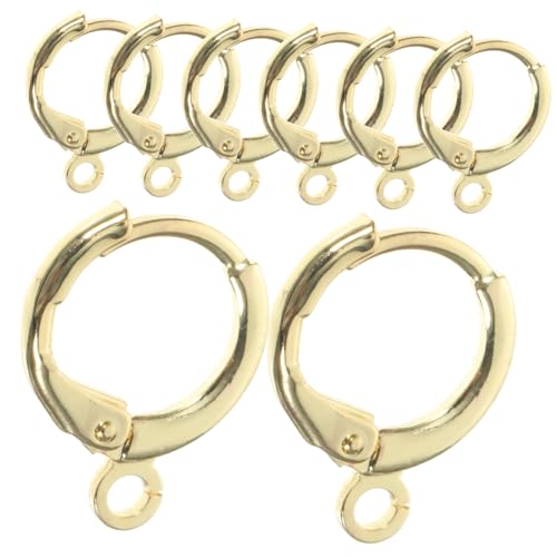 FRCOLOR 30stücke Pack Metall Ohrringhaken Für Diy Schmuckherstellung Langlebige Und Leichte Ohrhaken Aus Metall Für Originelles Basteln Und Individuelle Designs von FRCOLOR