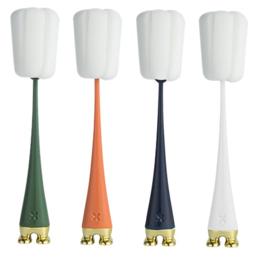 FRCOLOR 4 Stück Flaschenbürste Teiliges für Wasserflaschen Milchflaschen und Weingläser Handliche Langlebig und Leicht für Unterwegs Orange Blau Grün FRCOLOR 4 Stück Flaschenbürste Teiliges für Wasserflaschen Milchflaschen und Weingläser Handliche Langlebig und Leicht für Unterwegs Orange Blau Grün von FRCOLOR