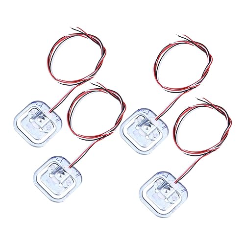 FRCOLOR 4 Stück Mini Körperwaagen Sensoren Halbbrücke Präzisionsdruck Wägezellen Kompatibel mit Palm Post Angel Babywaagen Silberfarbene Ersatzteile von FRCOLOR