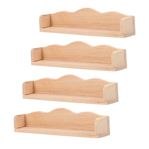 FRCOLOR 4 Stück Miniatur Bücherregal aus Holz Schwimmende Regale für Kreative Dekoration Kinderzimmern und Wohnräumen Maßstab FRCOLOR 4 Stück Miniatur Bücherregal aus Holz Schwimmende Regale für Kreative Dekoration Kinderzimmern und Wohnräumen Maßstab von FRCOLOR