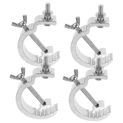 FRCOLOR 4 Stück Stage Light Clamp Hook Robuste Truss Clips mit Antikratz Beschichtung für Par Dj Lichter Bühnenbeleuchtungszubehörteile FRCOLOR 4 Stück Stage Light Clamp Hook Robuste Truss Clips mit Antikratz Beschichtung für Par Dj Lichter Bühnenbeleuchtungszubehörteile von FRCOLOR