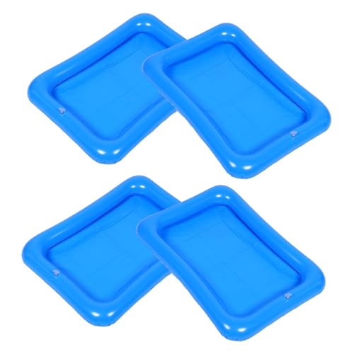 FRCOLOR 4 Stück Teiliges Aufblasbares Meerwasser Pool mit Ozeanbällen Kindersicheres Mini Planschbecken Multifunktionaler Sand und Angelspiel Tablett für Outdoor Wasserspaß FRCOLOR 4 Stück Teiliges Aufblasbares Meerwasser Pool mit Ozeanbällen Kindersicheres Mini Planschbecken Multifunktionaler Sand und Angelspiel Tablett für Outdoor Wasserspaß von FRCOLOR