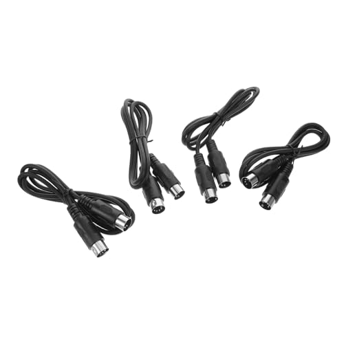 FRCOLOR 4 Stück Teiliges Midi Extension Kabel Pin Midi Instrumenten und Audiokabel Stabile Verbindung für Keyboard Synthesizer Drum Maschine Musikproduktion FRCOLOR 4 Stück Teiliges Midi Extension Kabel Pin Midi Instrumenten und Audiokabel Stabile Verbindung für Keyboard Synthesizer Drum Maschine Musikproduktion von FRCOLOR
