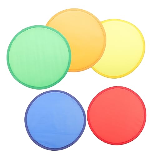FRCOLOR 5 Stück Faltbare Handfächer Teiliges Tragbare Rundfächer für Sommer Hochzeiten Leichte Handventilatoren Rot Orange Gelb Grün Blau für Dekoration und Unterwegs FRCOLOR 5 Stück Faltbare Handfächer Teiliges Tragbare Rundfächer für Sommer Hochzeiten Leichte Handventilatoren Rot Orange Gelb Grün Blau für Dekoration und Unterwegs von FRCOLOR