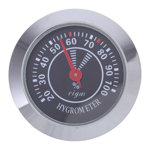 FRCOLOR 5 Stück Runder Hygrometer für Analoges Hygrometer für Humidor Tragbares Humidor Zubehör mit Elegantem Design und Optimaler Feuchtigkeitskontrolle für Zuhause und Unterwegs FRCOLOR 5 Stück Runder Hygrometer für Analoges Hygrometer für Humidor Tragbares Humidor Zubehör mit Elegantem Design und Optimaler Feuchtigkeitskontrolle für Zuhause und Unterwegs von FRCOLOR