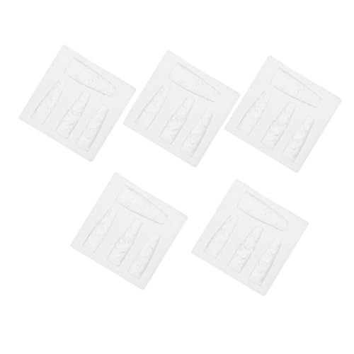 FRCOLOR 5 Stück Teiliges Nail Art Mould aus Flexiblem Silikon Blumen Nail Charms Formen für Gel Resin und DIY Nageldesign Wiederverwendbare Leicht Lösbare Silikonformen für Professionelle FRCOLOR 5 Stück Teiliges Nail Art Mould aus Flexiblem Silikon Blumen Nail Charms Formen für Gel Resin und DIY Nageldesign Wiederverwendbare Leicht Lösbare Silikonformen für Professionelle von FRCOLOR