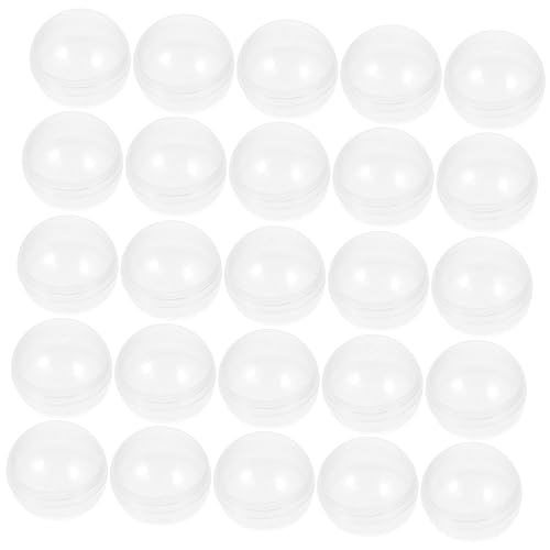 FRCOLOR 50 Stück Transparente Kunststoffkugeln Befüllbare Deko Bälle für Hochzeiten Geburtstagsfeiern und Bastelprojekte Vielseitig Einsetzbar aus Hochwertigem Robustem Material FRCOLOR 50 Stück Transparente Kunststoffkugeln Befüllbare Deko Bälle für Hochzeiten Geburtstagsfeiern und Bastelprojekte Vielseitig Einsetzbar aus Hochwertigem Robustem Material von FRCOLOR