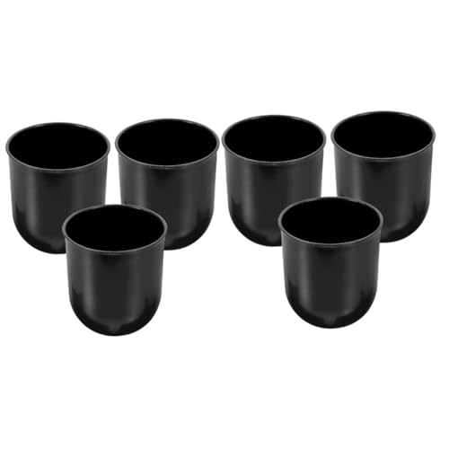 FRCOLOR 6 STK WC-Bürstensockel hygienische toilettenbürste hygienische klobürste Plastiktassen Austausch der Faltdichtung der Duschwand Toilettenbürstenbecher Haushalt Scheuerbürste Base von FRCOLOR