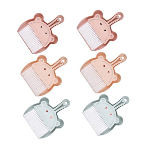 FRCOLOR 6 Sätze Teiliges Handkehrset mit Niedlichem Bären Design Kompakte Reinigungswerkzeuge für Tisch Bücherregal und Büro Platzsparend und Tragbar FRCOLOR 6 Sätze Teiliges Handkehrset mit Niedlichem Bären Design Kompakte Reinigungswerkzeuge für Tisch Bücherregal und Büro Platzsparend und Tragbar von FRCOLOR