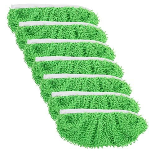 FRCOLOR 6 Stück Mikrofaser Mop Ersatzpads Waschbare Wiederverwendbare Bodentücher für Trockenes Wischen und Feuchtes Wischen Kompatibel mit Swiffer Geeignet Fliesen- Marmor Laminatböden von FRCOLOR