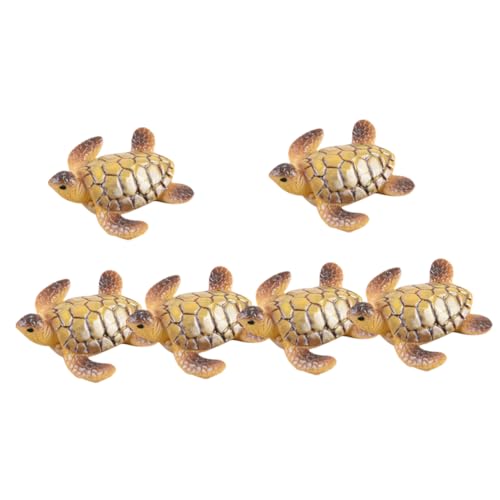 FRCOLOR 6 Stück Teiliges Resin Schildkröten Miniaturen Realistische Micro Turtle Figur Wetterfestes für Garten Teich DIY Landschaft Lebendige Kleine Schildkröte Ornamente FRCOLOR 6 Stück Teiliges Resin Schildkröten Miniaturen Realistische Micro Turtle Figur Wetterfestes für Garten Teich DIY Landschaft Lebendige Kleine Schildkröte Ornamente von FRCOLOR