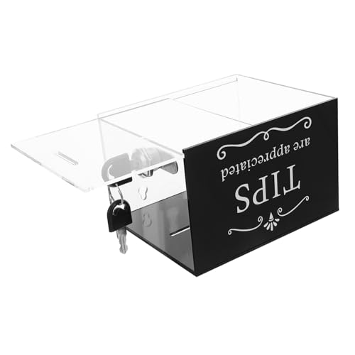 FRCOLOR Acryl Spendendose mit Schloss Transparenter Geldbehälter für Spenden und Trinkgelder Abschließbare Sammelbox für Cafés Bars Musiker Minimalistisch Staubgeschützt Klare Sicht FRCOLOR Acryl Spendendose mit Schloss Transparenter Geldbehälter für Spenden und Trinkgelder Abschließbare Sammelbox für Cafés Bars Musiker Minimalistisch Staubgeschützt Klare Sicht von FRCOLOR