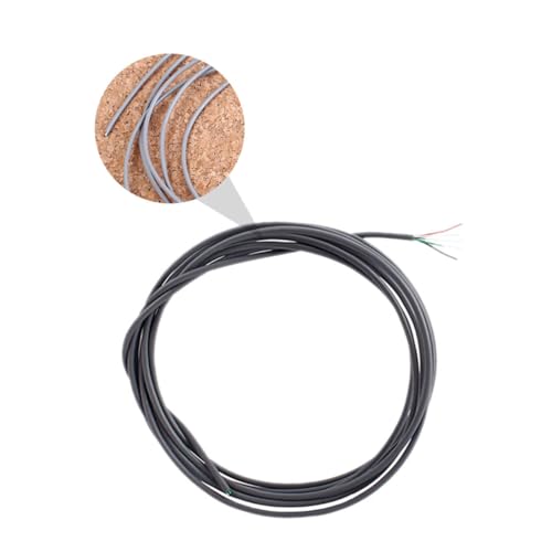 FRCOLOR Adriges Abgeschirmtes Pickup Kabel für Gitarre Kupferner Leiter Geräuschreduzierendes Anschlusskabel Langlebiges Isolationskabel für Lange Verdrahtung von FRCOLOR