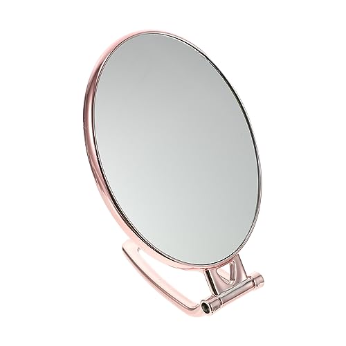 FRCOLOR Doppelseitiger Handspiegel mit Vergrößerndem Tragbarer Kosmetikspiegel für Makeup Gesichtspflege Reisen und Zuhause von FRCOLOR