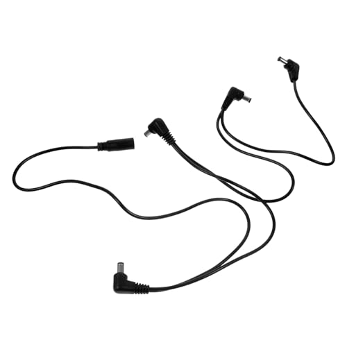 FRCOLOR Elektrisches Gitarren pedal Stromkabel Langlebig Schwarz Fach Anschluss für Effektgeräte Geeignet für Gitarren Zubehör und Musikfreunde FRCOLOR Elektrisches Gitarren pedal Stromkabel Langlebig Schwarz Fach Anschluss für Effektgeräte Geeignet für Gitarren Zubehör und Musikfreunde von FRCOLOR