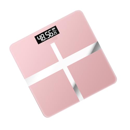 FRCOLOR Elektronische Körperwaage USB Wiederaufladbar Präzise Haushaltswaage mit Gehärtetem Glas Robustes Design in Roségold Digitale Smart Scale zur Gewichtskontrolle und FRCOLOR Elektronische Körperwaage USB Wiederaufladbar Präzise Haushaltswaage mit Gehärtetem Glas Robustes Design in Roségold Digitale Smart Scale zur Gewichtskontrolle und von FRCOLOR