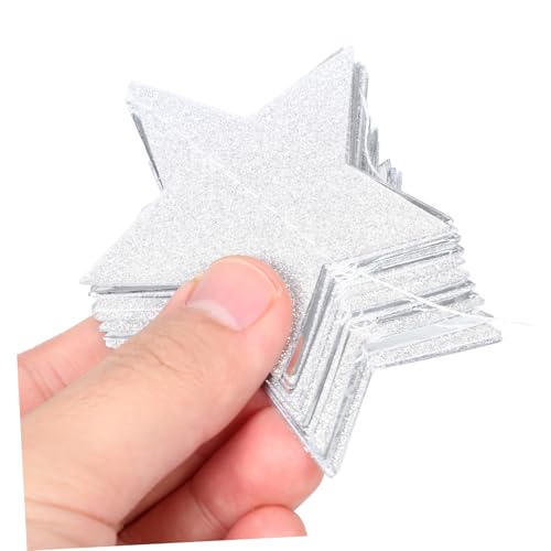 FRCOLOR Glitzernde Sternengirlande Silber Spiegelpapier Hängend Party Deko Geburtstag Hochzeit Klassenzimmer Festlich und Elegant Sterne Dekoration FRCOLOR Glitzernde Sternengirlande Silber Spiegelpapier Hängend Party Deko Geburtstag Hochzeit Klassenzimmer Festlich und Elegant Sterne Dekoration von FRCOLOR