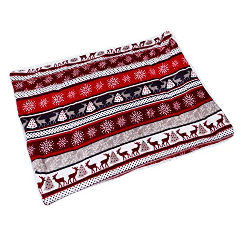 FRCOLOR Haustierdecke Weihnachtsdecke Haustier warme Decke Haustierbett waschbares hundebett Heizkissen hundedecke Matte Haustier matratze großer Hund Teppich Kleiner Hund von FRCOLOR