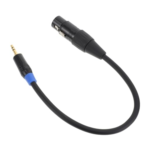 FRCOLOR Klinkenstecker din pol kupplung Audioadapterkabel Schwarz Langlebiges Zinklegierungskupfer Flexibel Geeignet für Videokamera und Audiogeräte FRCOLOR Klinkenstecker din pol kupplung Audioadapterkabel Schwarz Langlebiges Zinklegierungskupfer Flexibel Geeignet für Videokamera und Audiogeräte von FRCOLOR