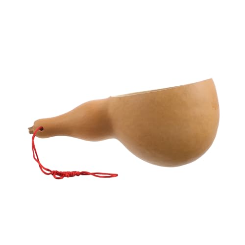 FRCOLOR Natürliche Gourd Wasserschöpfer Stiel Ergonomische Badezubehör Holzlöffel Vielseitig Sicher Hautfreundlich Für Haarwäsche Bad Nutzung von FRCOLOR