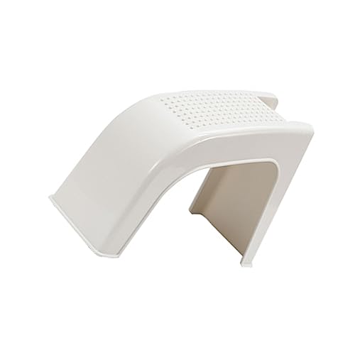 FRCOLOR Pediküre Hocker Duschfußtritt Duschhocker Zum Rasieren Der Beine Home Duschfußhocker Dusch Pediküre Fußhocker Fußstütze Duschfußhocker Zum Rasieren Der Beine Beige von FRCOLOR