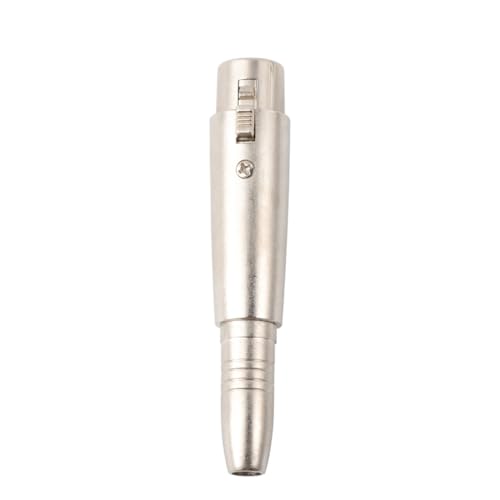FRCOLOR Poliger Xlr Female zu Mono Klinke Audio Adapter Stecker Robuster Metallgehäuse Kompakt Professioneller Mikrofon Kabelkonverter Vielseitig für Audiotransfer Geeignet FRCOLOR Poliger Xlr Female zu Mono Klinke Audio Adapter Stecker Robuster Metallgehäuse Kompakt Professioneller Mikrofon Kabelkonverter Vielseitig für Audiotransfer Geeignet von FRCOLOR