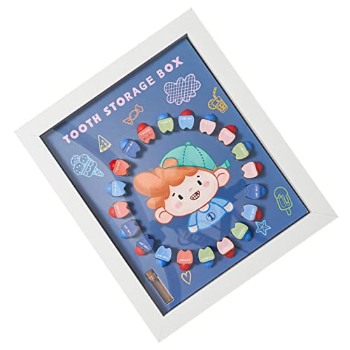 FRCOLOR Praktische Zahndose mit Foto zur Ersten Zähne Transparentes Design für Junge Mädchen und Kleine von FRCOLOR