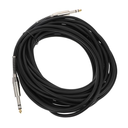 FRCOLOR Professionelles Audio Kabel für Gitarre Schwarzes Mikrofon Klinkenkabel mit Vergoldetem Stecker und Feder Langlebiges Instrumentenkabel für Stabile Signalübertragung FRCOLOR Professionelles Audio Kabel für Gitarre Schwarzes Mikrofon Klinkenkabel mit Vergoldetem Stecker und Feder Langlebiges Instrumentenkabel für Stabile Signalübertragung von FRCOLOR