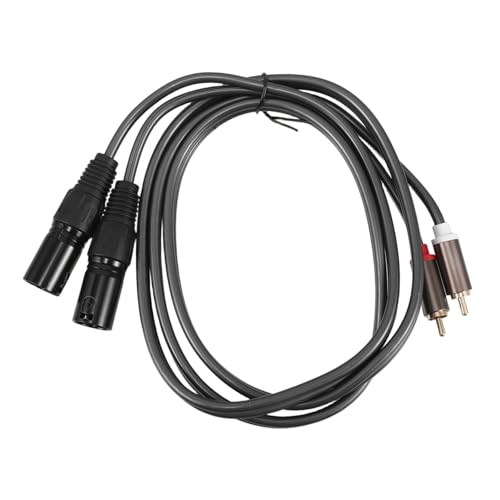 FRCOLOR Rca zu Xlr Male Audio Kabel Dual Rca Dual Xlr Ausgewogenes Audiokabel für Mixer und Robuste Stecker für Stabile Signalübertragung FRCOLOR Rca zu Xlr Male Audio Kabel Dual Rca Dual Xlr Ausgewogenes Audiokabel für Mixer und Robuste Stecker für Stabile Signalübertragung von FRCOLOR