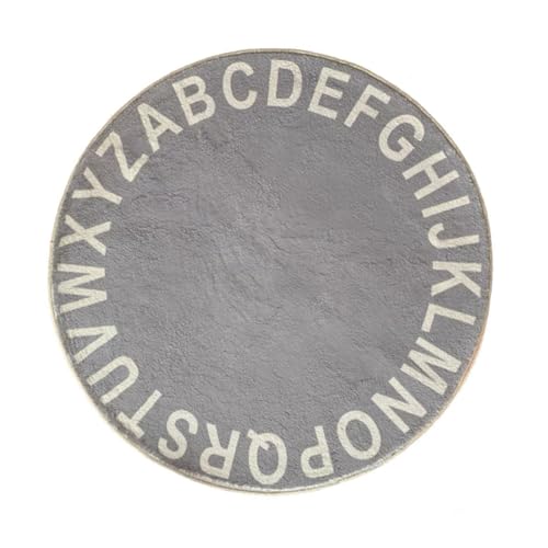 FRCOLOR Runde Krabbelmatte für Kinderzimmer rutschfeste Spielmatte mit Alphabet Design als Spielteppich und Bodenteppich für Junge Mädchen Langlebig und Komfortabel FRCOLOR Runde Krabbelmatte für Kinderzimmer rutschfeste Spielmatte mit Alphabet Design als Spielteppich und Bodenteppich für Junge Mädchen Langlebig und Komfortabel von FRCOLOR