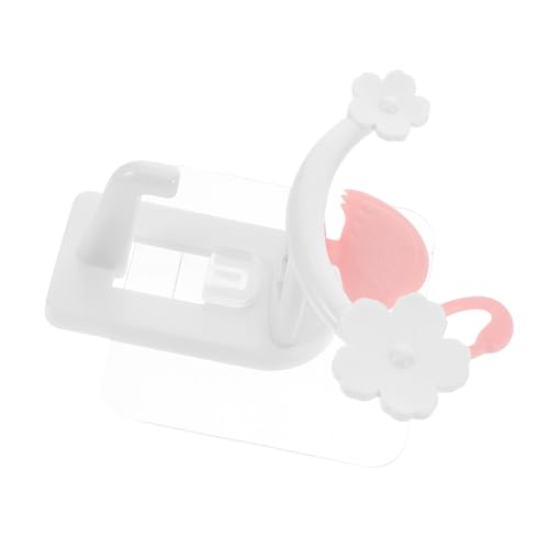 FRCOLOR Selbstklebender Flamingo Wandhaken mit Haftung Hochbelastbar für Badezimmer Küche und Wohnzimmer Niedliches Design für Schlüssel Handtücher Taschen Einfache Montage Bohren von FRCOLOR