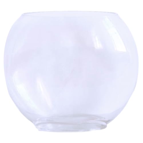 FRCOLOR Transparenter Betta Und Goldfisch-Aquarium-Tank Multifunktionale Glasvase Für Desktop-Dekoration Für Fische Pflanzen Stylisches Wohnaccessoire von FRCOLOR