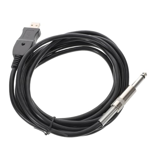 FRCOLOR USB Gitarrenkabel Langlebig Stereo Audio Kabel für Gitarre PC Aufnahme Stabile Tonqualität Robust und Einfach zu Bedienen FRCOLOR USB Gitarrenkabel Langlebig Stereo Audio Kabel für Gitarre PC Aufnahme Stabile Tonqualität Robust und Einfach zu Bedienen von FRCOLOR