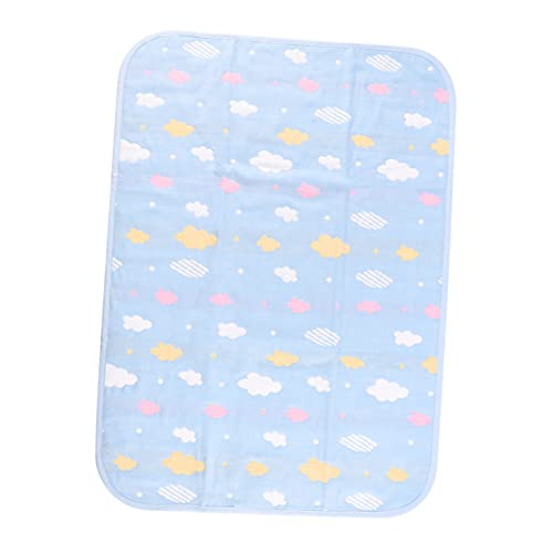 FRCOLOR Wasserdichte Wickelunterlage für Junge Mädchen Waschbare Matratze für Kinderbett Blaues Wolkenmuster für Unterwegs und Zuhause FRCOLOR Wasserdichte Wickelunterlage für Junge Mädchen Waschbare Matratze für Kinderbett Blaues Wolkenmuster für Unterwegs und Zuhause von FRCOLOR