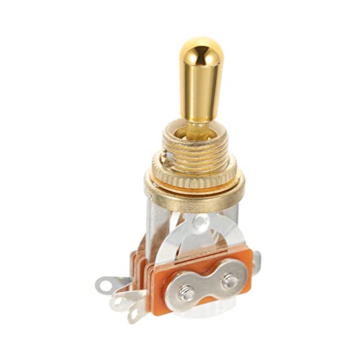 FRCOLOR Wege Gitarren Pickup Selector Metall Schalter Langlebig Poliert Gitarre Einfache Steuerung Praktisches Gitarrenzubehör für Konzert und Übung FRCOLOR Wege Gitarren Pickup Selector Metall Schalter Langlebig Poliert Gitarre Einfache Steuerung Praktisches Gitarrenzubehör für Konzert und Übung von FRCOLOR